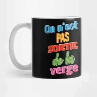 Sortie de la verge Mug